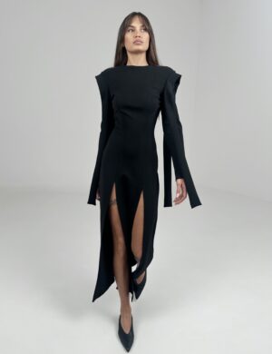 Black cocktail dress