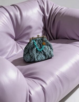 Turquoise chain bag